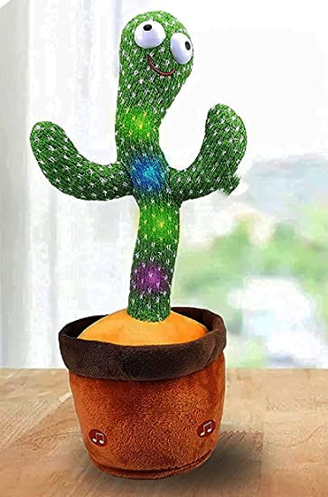 Cactus Dansant À Chargement Usb Amélioré, Jouet Cactus Parlant
